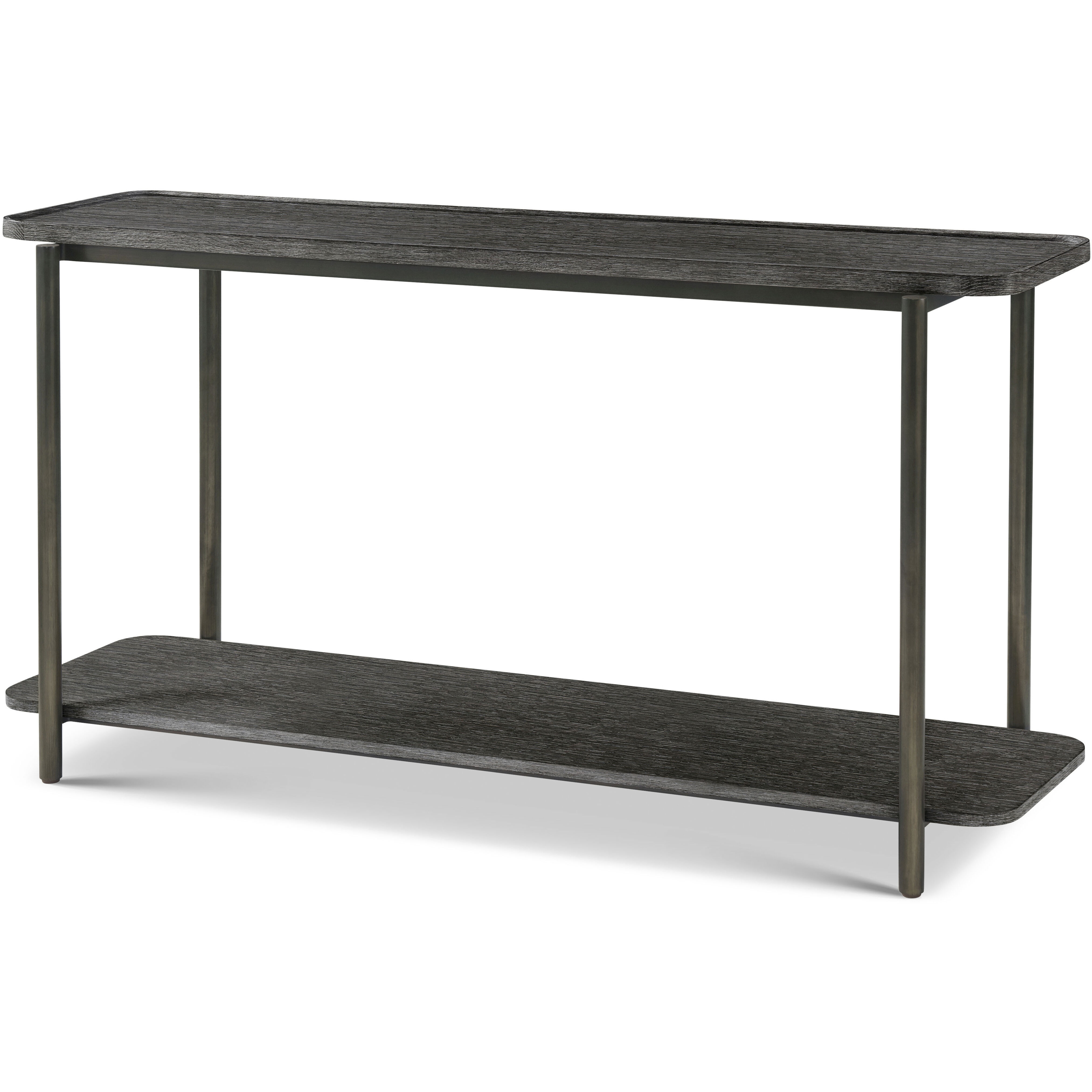 Repose 60 X 19 inch Charcoal Oak Console Table