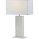 Simon 27.5 inch Nickel Plated Table Lamp Portable Light, TA Illuminations