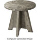 Mill Hill 28 X 28 inch Rustic Oak Side Table