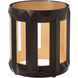 Charles 25 X 24 inch Cocoa Bean End Table