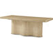 Origins 118 X 44 inch Sesame Dining Table, Wooden