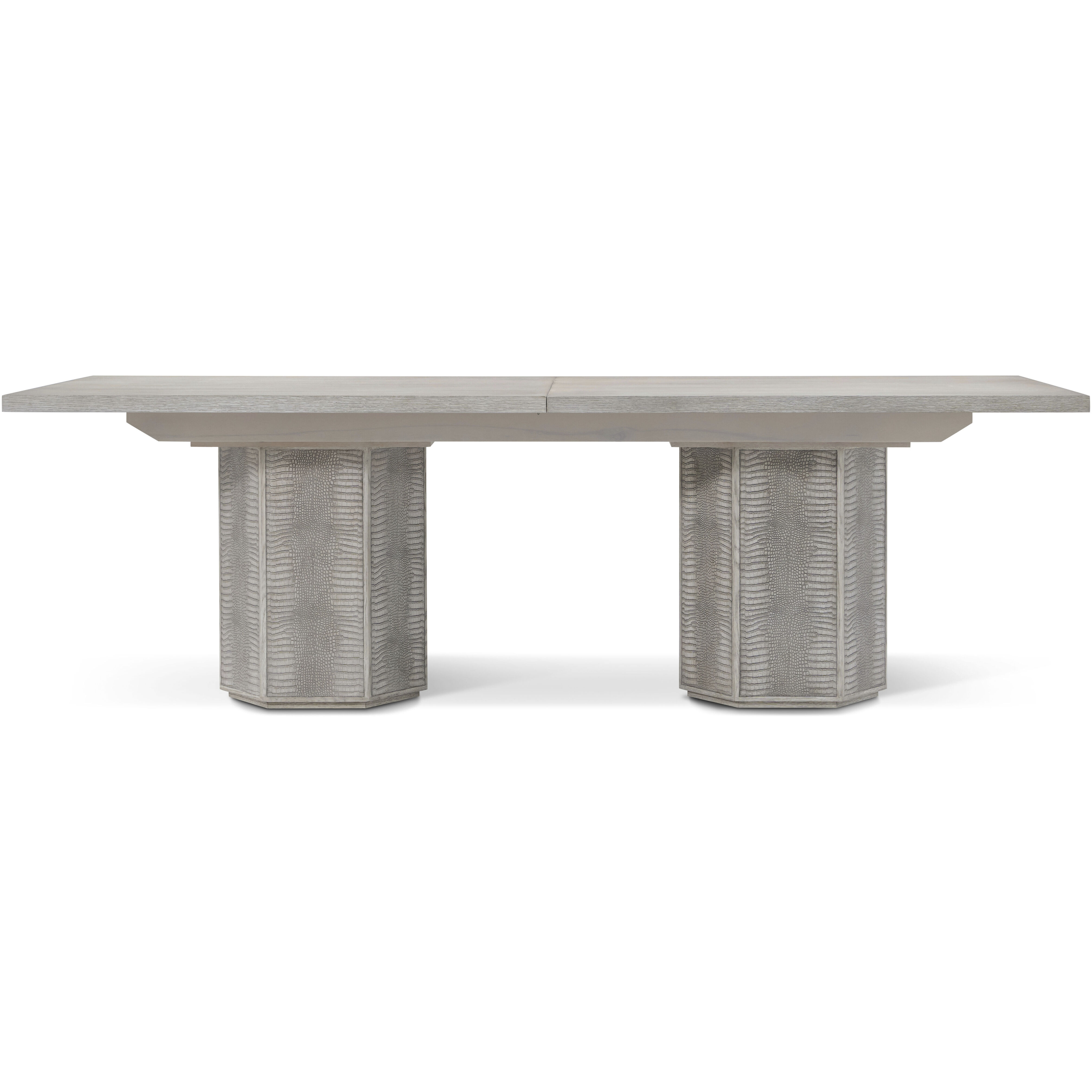 Spencer St. James 132 X 48 inch Argento Extending Dining Table, Wooden