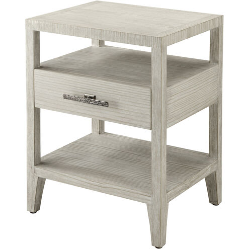 Breeze 28.25 X 22 inch Sea Salt with Dark Sterling Nightstand, One Drawer