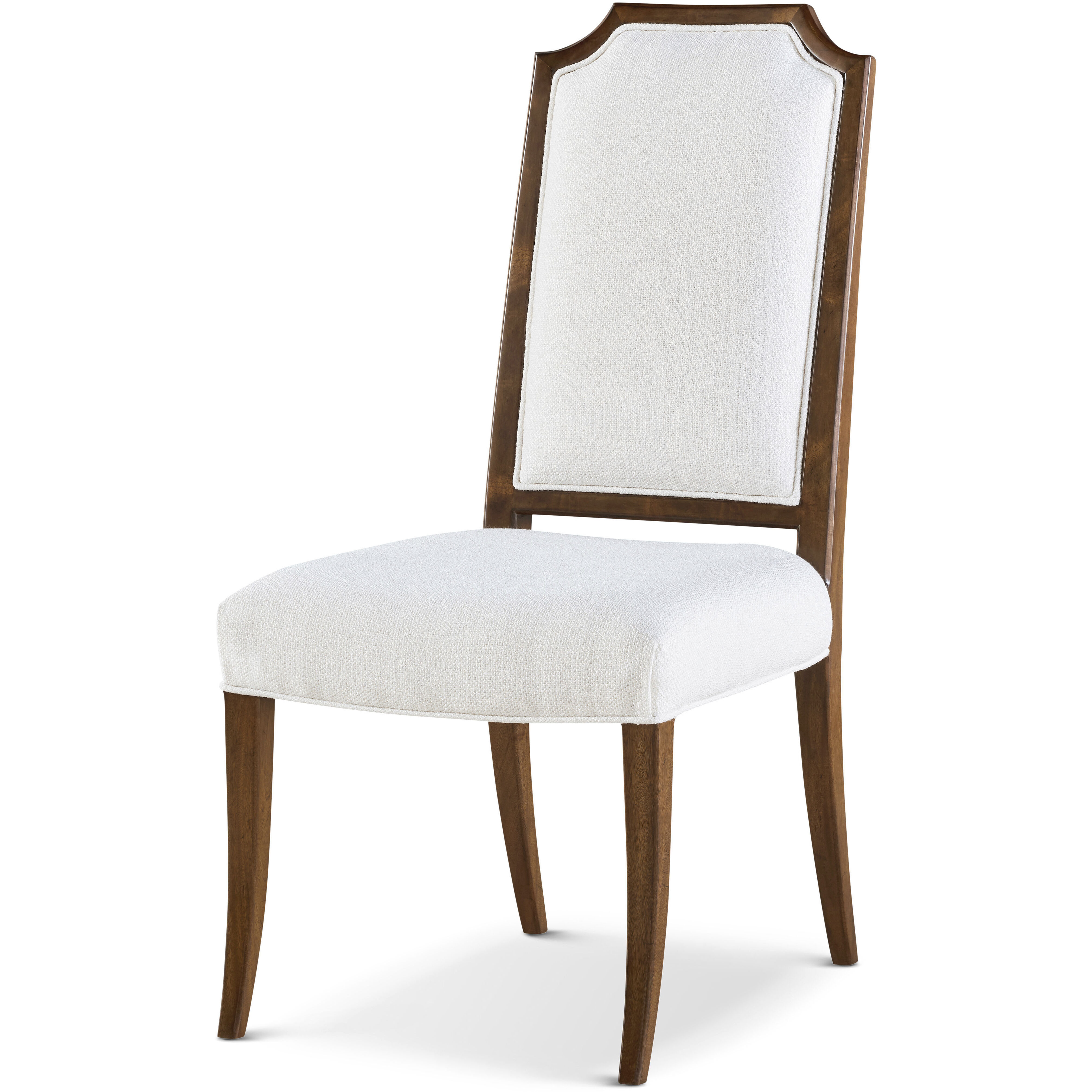 Sloane Edwardian Brown Dining Side Chair, Wooden, Upholstered