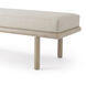 Repose Grey Oak End-of-Bed Bench, Wooden, Upholstered