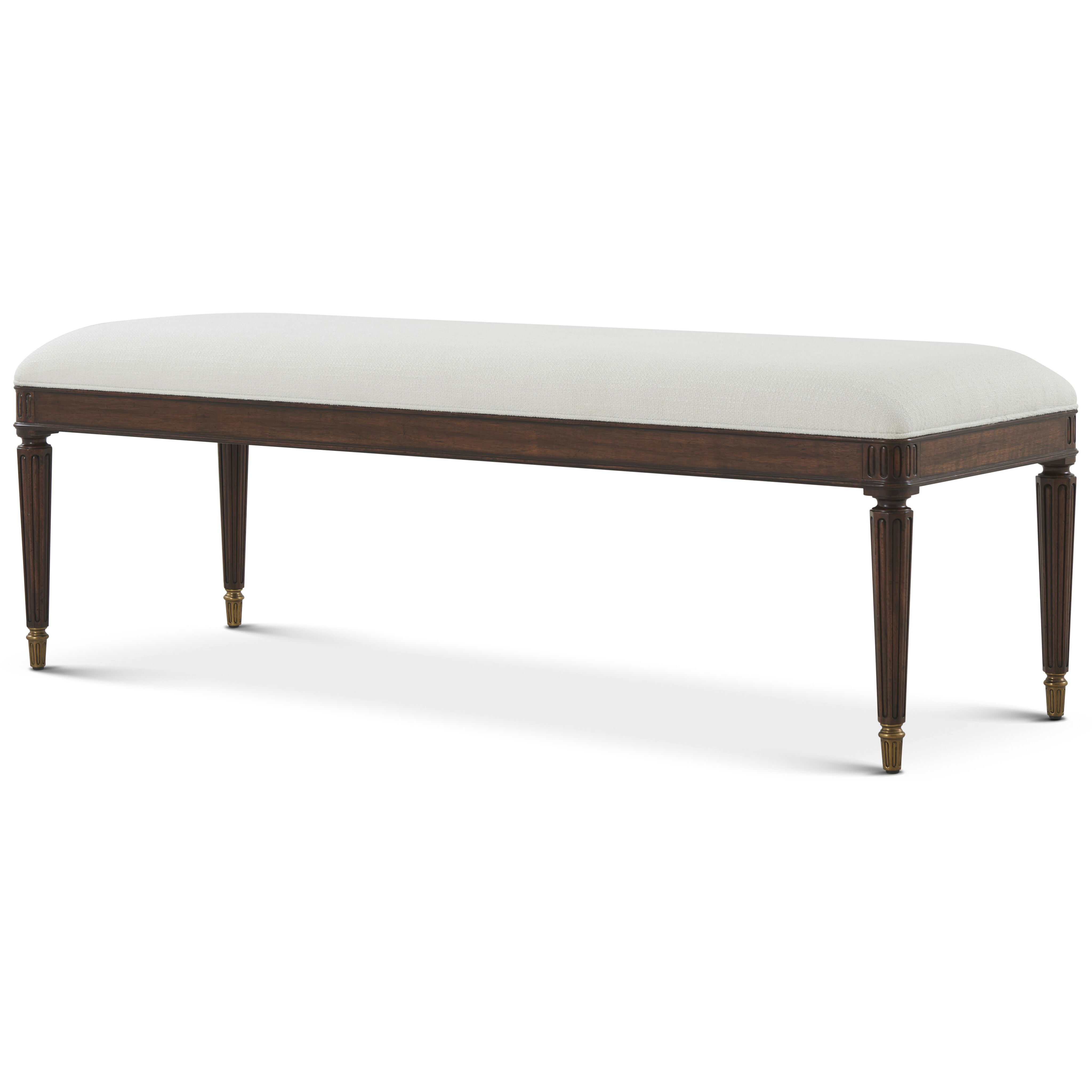 Cynthia Bench, Wooden, Upholstered, Althorp Living History