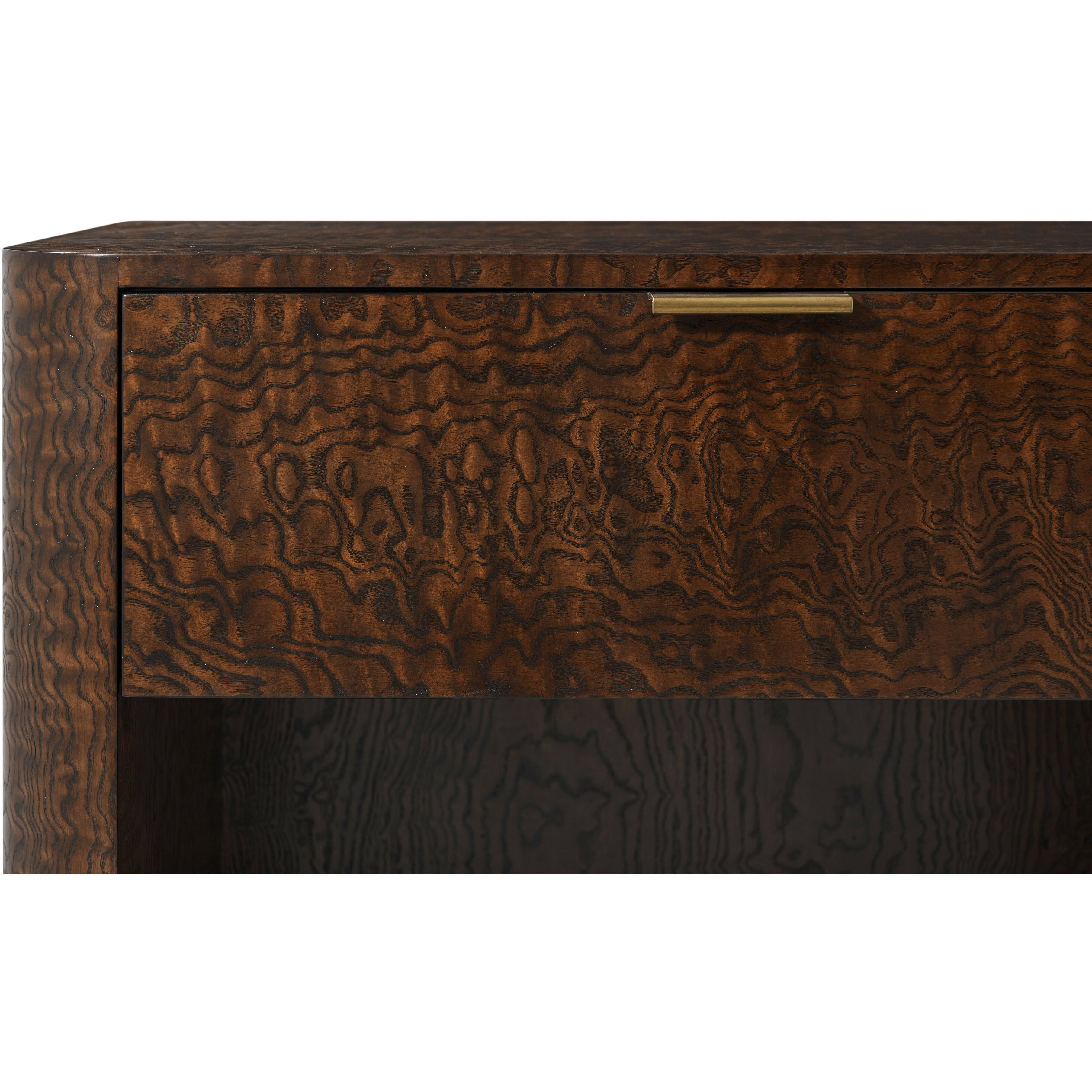 Kesden 32 X 28 inch Pyramid Brown Nightstand, Wooden