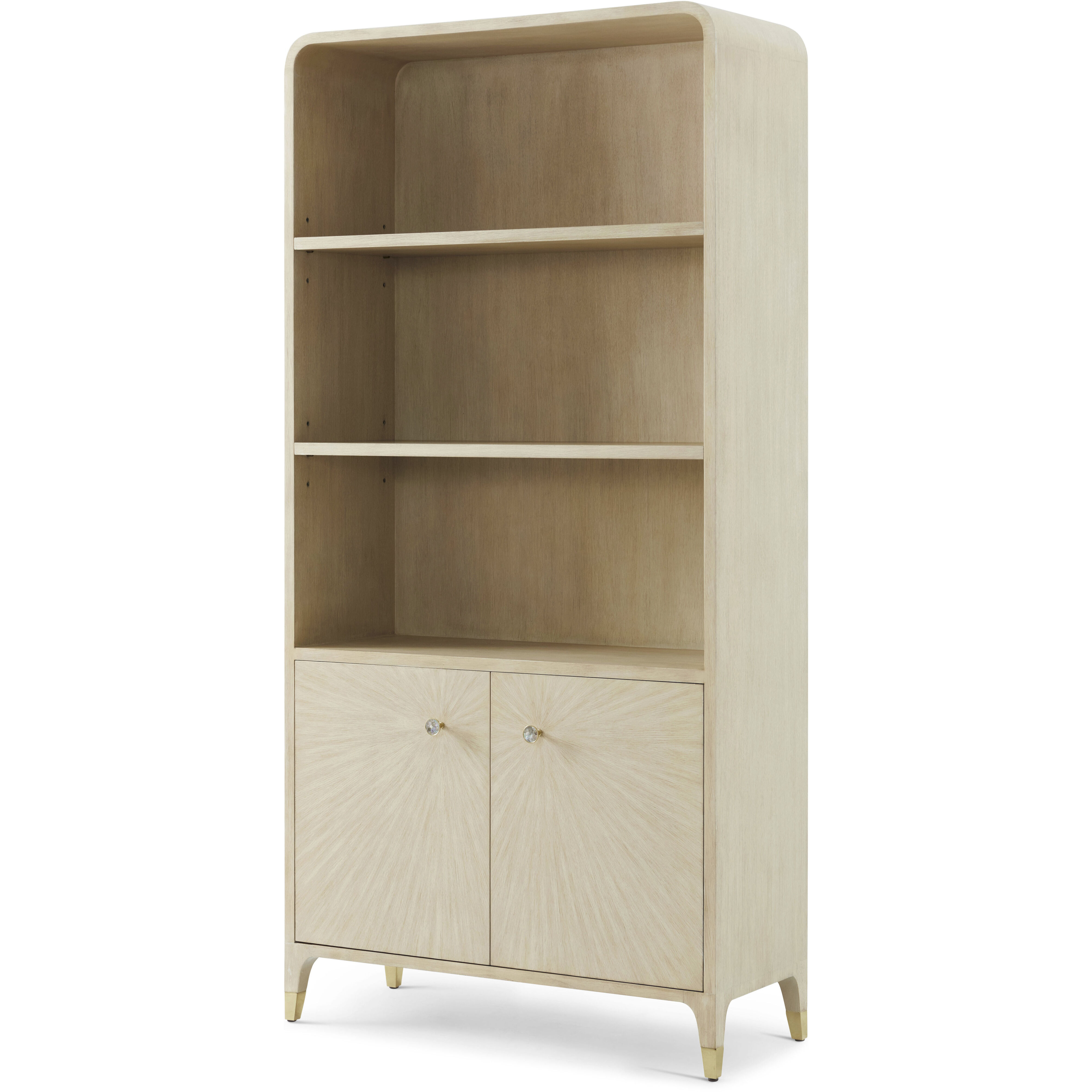 Judith Leiber Couture Martini Bookcase, Wooden, 3-Shelf
