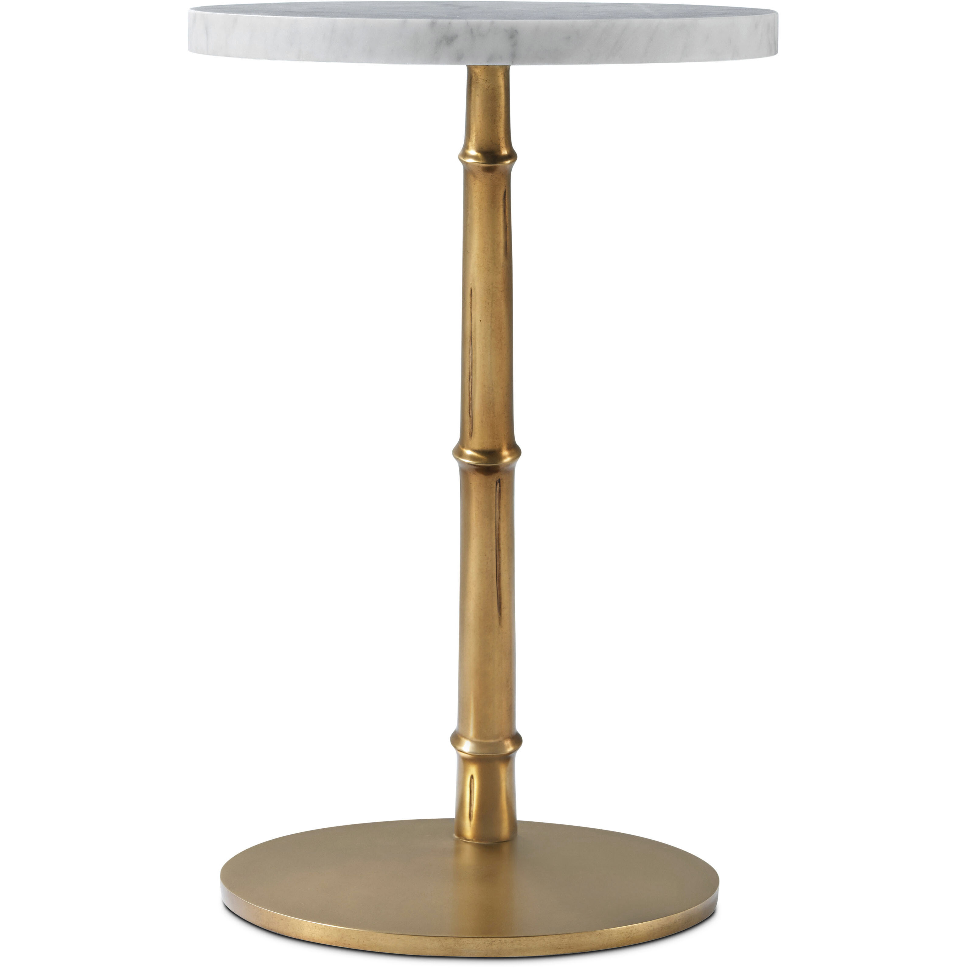 Kesden 21.75 X 14 inch Satin Brass Accent Table