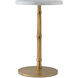 Kesden 21.75 X 14 inch Satin Brass Accent Table