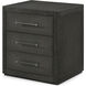 Maxwell 24 X 22 inch Obsidian Nightstand, Wooden, 3-Drawer