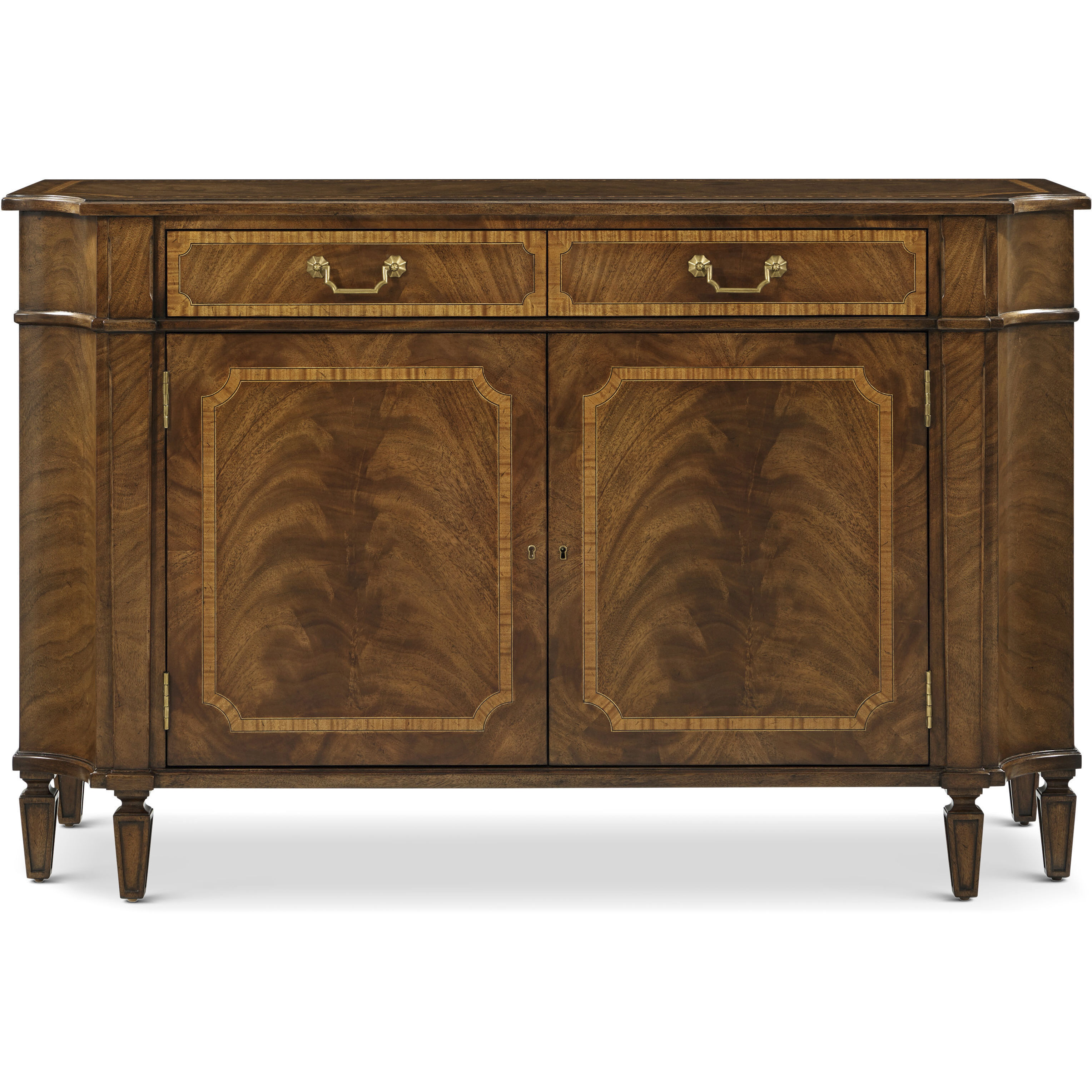 Sloane Edwardian Brown Cabinet, Wooden, 2-Door