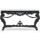 Rococo 74 X 24.75 inch Console Table, Wooden with Marble Top, Spencer London