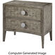 Weston 36 X 32 inch Rustic Oak Nightstand