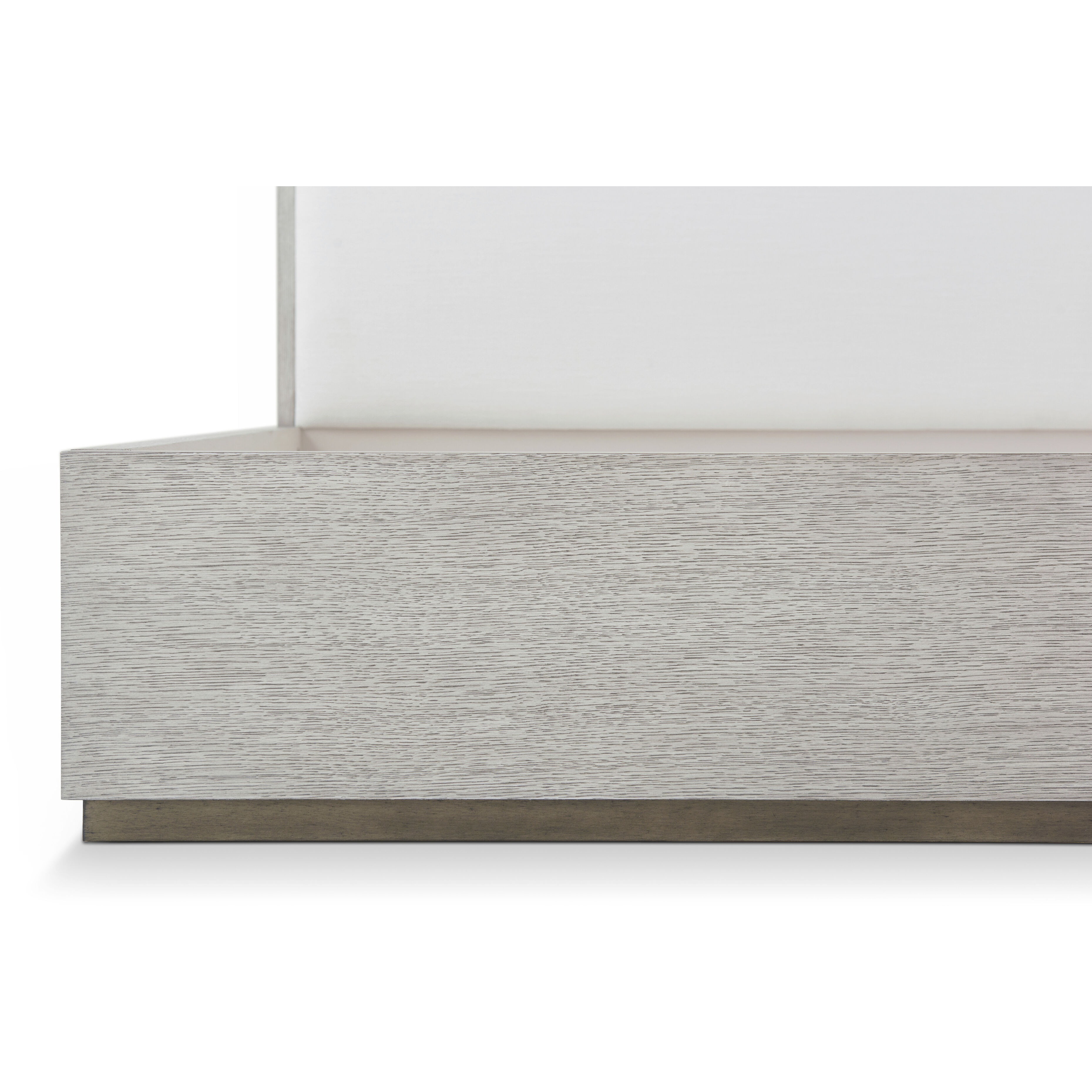 Spencer St. James Argento US King Bed, Wooden, Upholstered