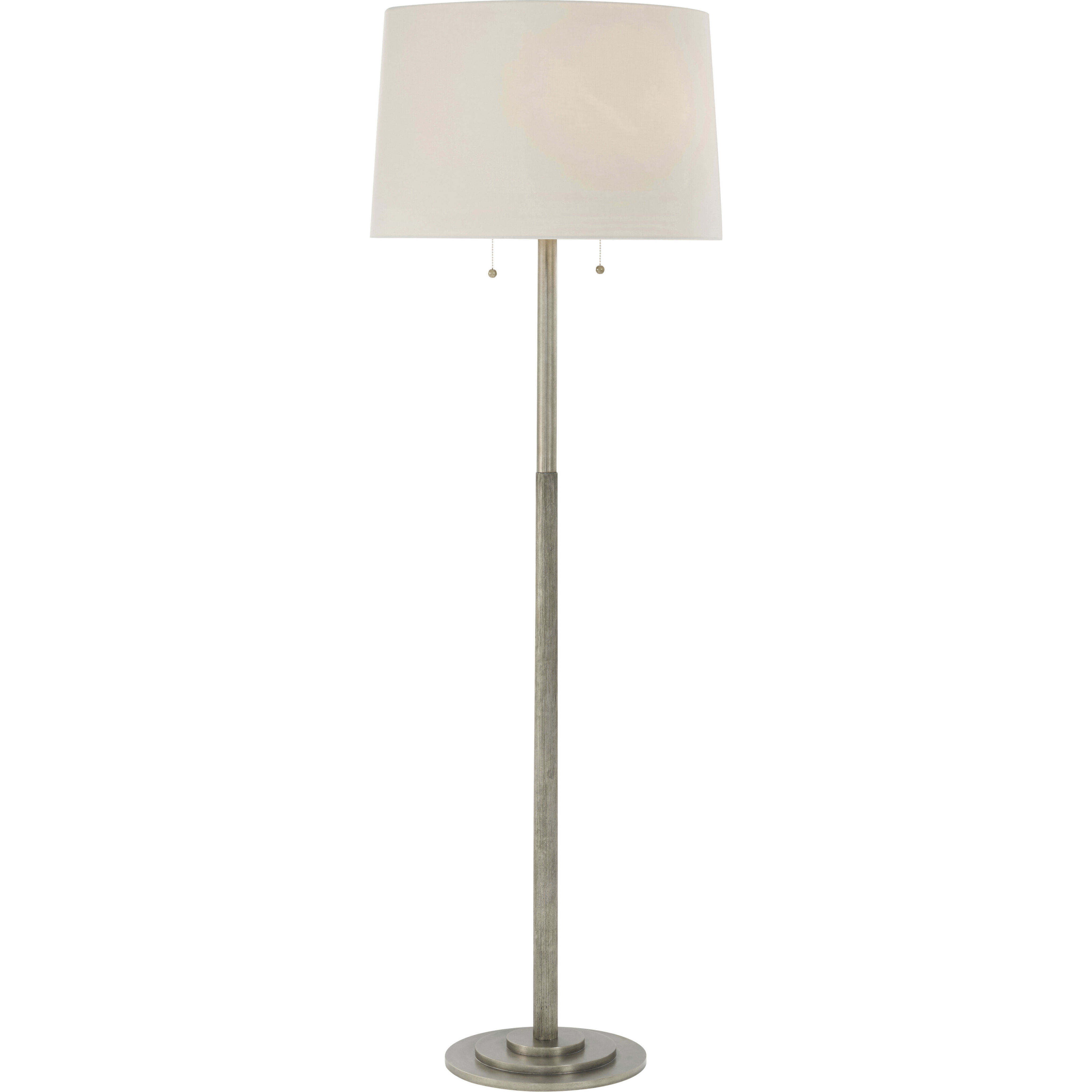 Balboa 64.5 inch Dark Nickel Floor Lamp Portable Light, TA Illuminations