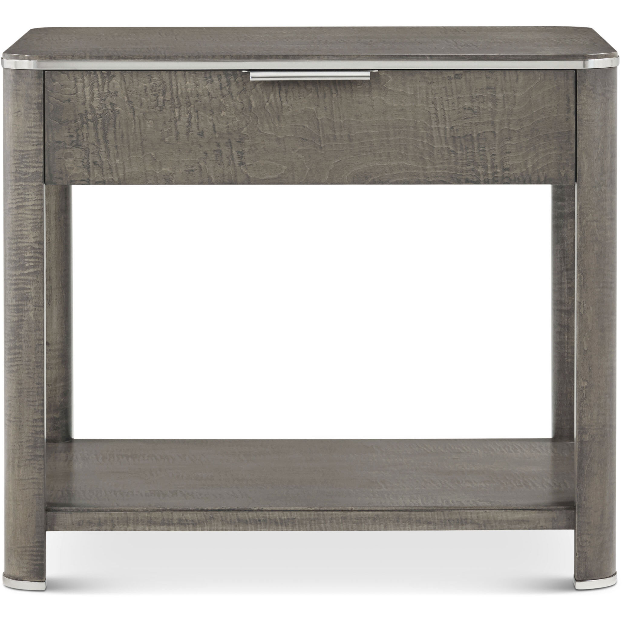 Hudson 32 X 28 inch Pebble Grey Nightstand, Wooden
