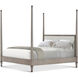 Markos Geo Coast Poster US King Bed, Wooden, Upholstered, Marlborough by Alexa Hampton