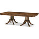 Sloane 140 X 48 inch Edwardian Brown Dining Table, Wooden