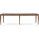 Dorchester 128 X 48 inch Mayfair / Antique White Brass Dining Table, Wooden
