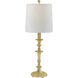 Brianna 33.5 inch Polished Brass Buffet Lamp Portable Light, TA Illuminations