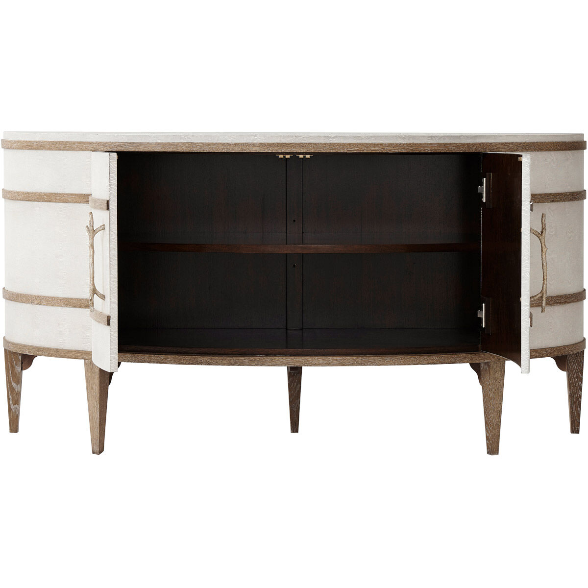 Corallo 65 X 22 inch Cerused Mangrove Buffet, Coral Branch Handle