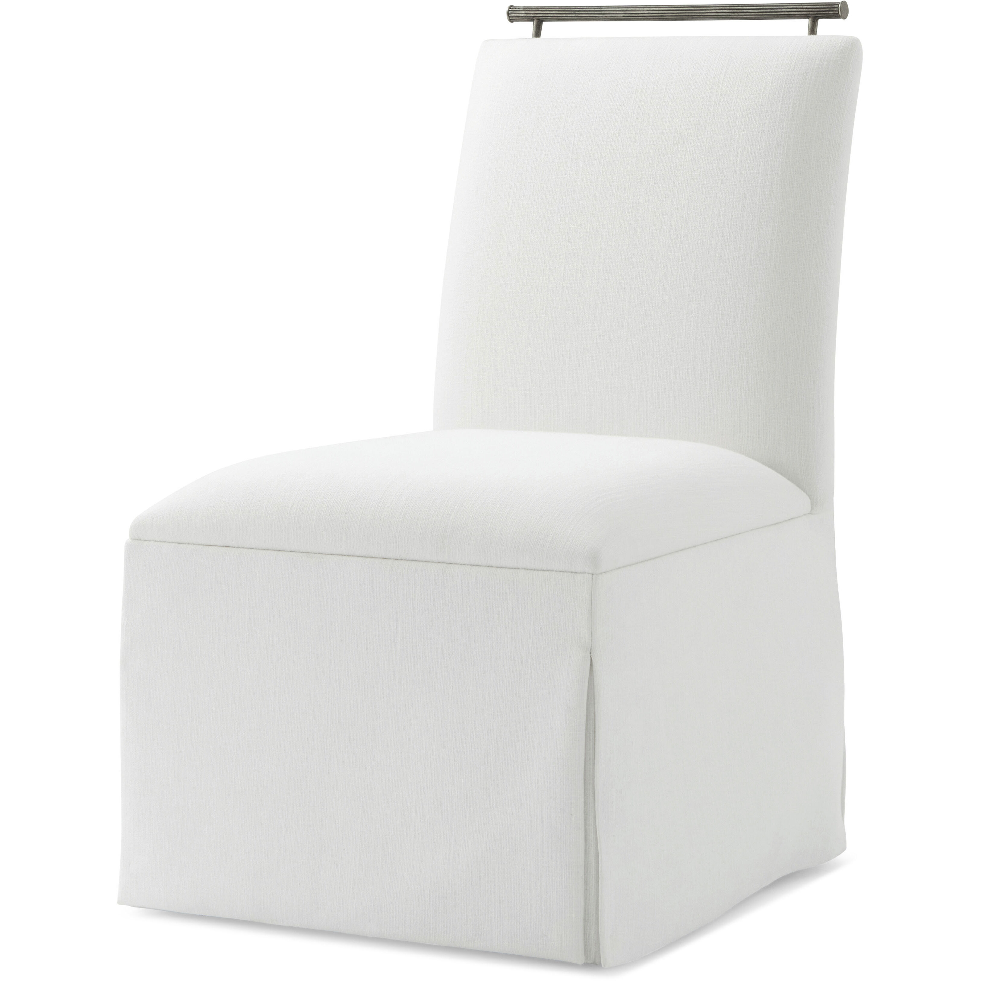 Balboa Coastal Grey Dining Side Chair, Wooden, Upholstered