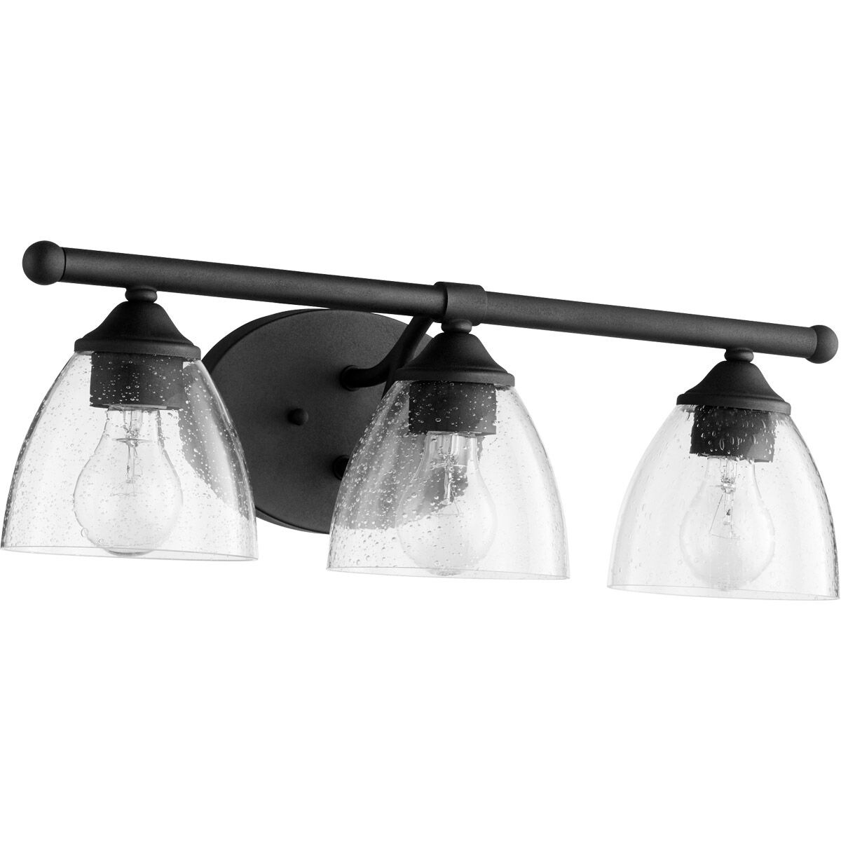 Brooks 3 Light 21 inch Noir Bath Vanity Wall Light