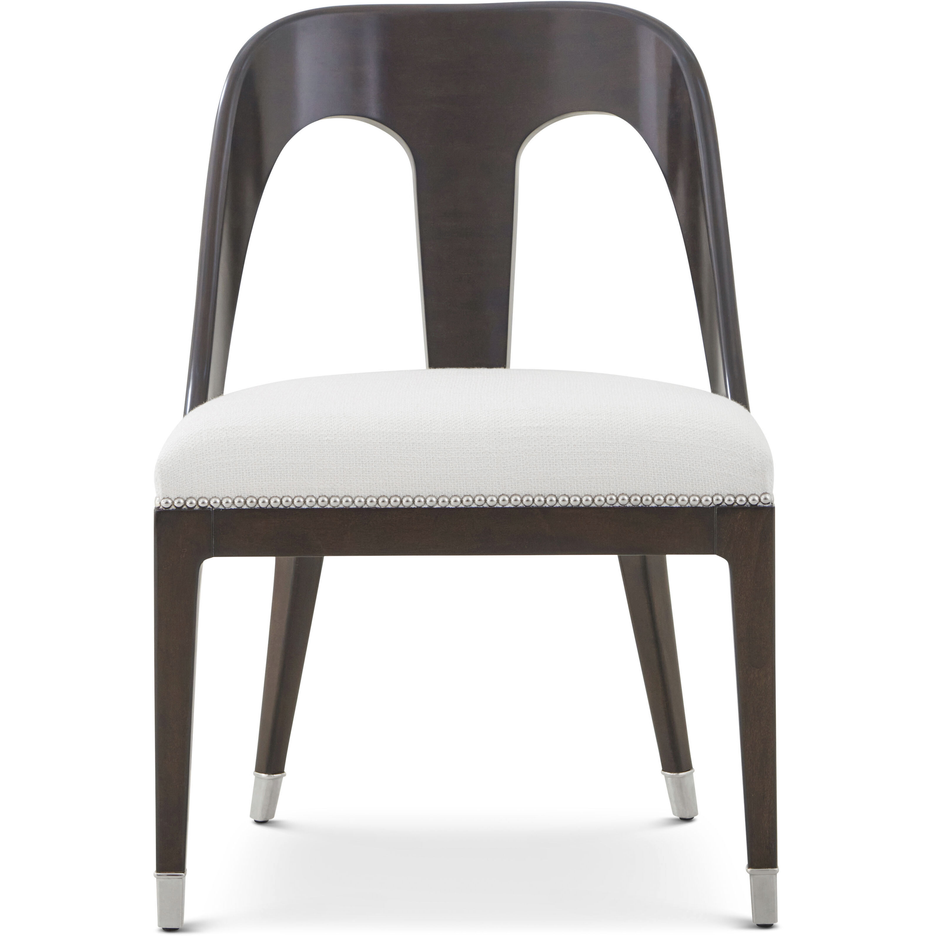Spencer London Fulham Dining Side Chair, Wooden, Upholstered