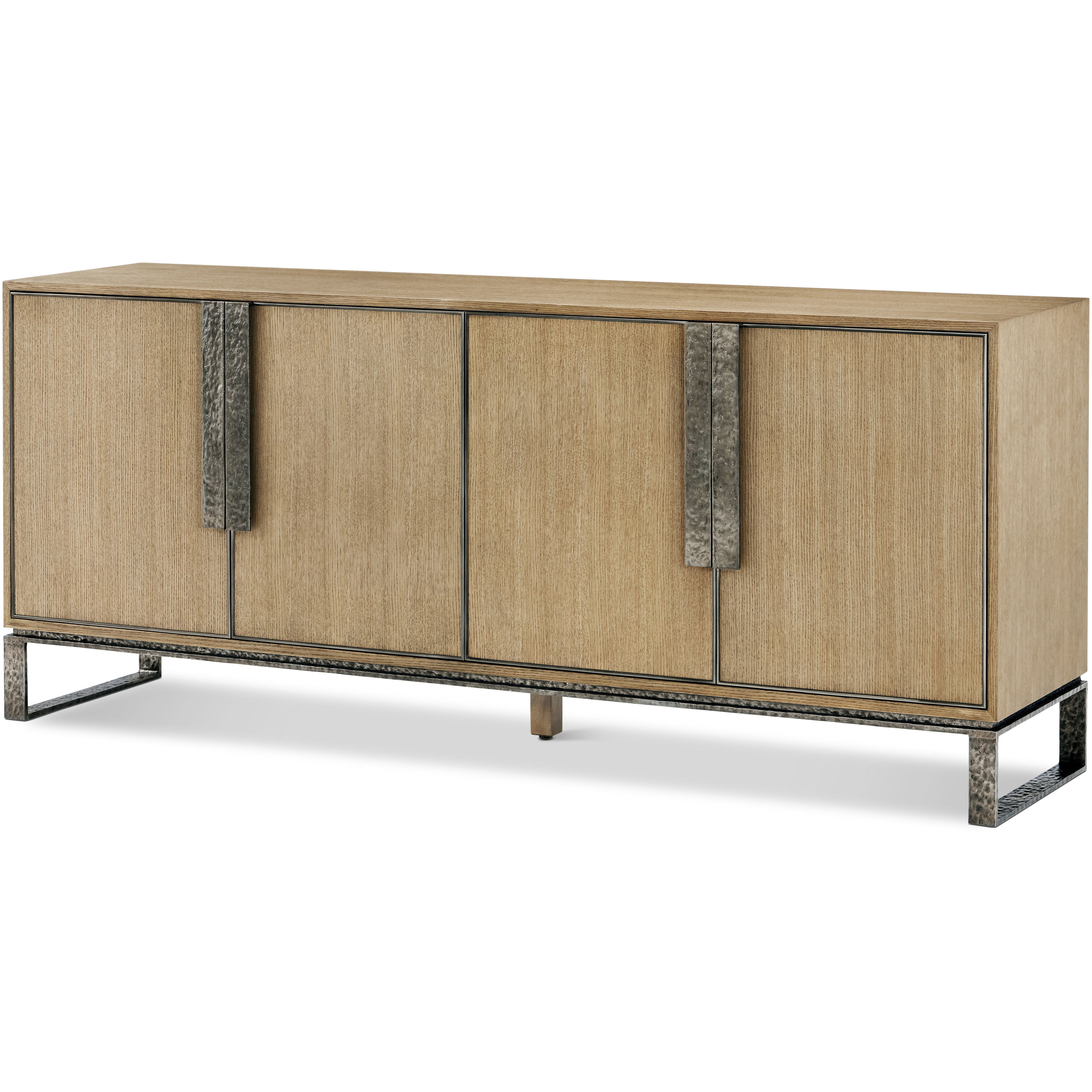 Essence 80 inch Blonde Media Cabinet, Wooden