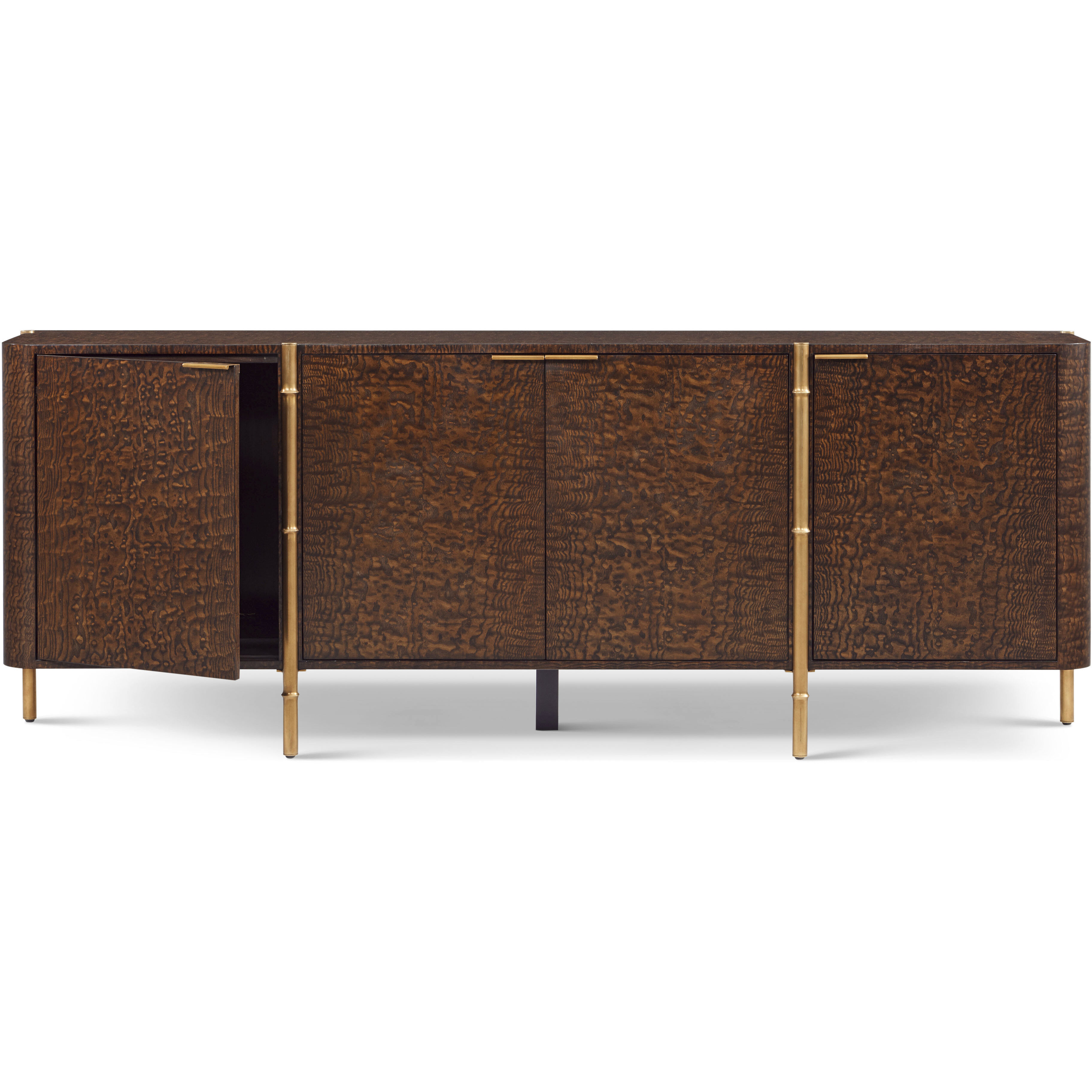 Kesden 86 X 18 inch Pyramid Brown Sideboard, Wooden