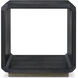 Spencer St. James 24 X 24 inch Onyx Side Table, Wooden