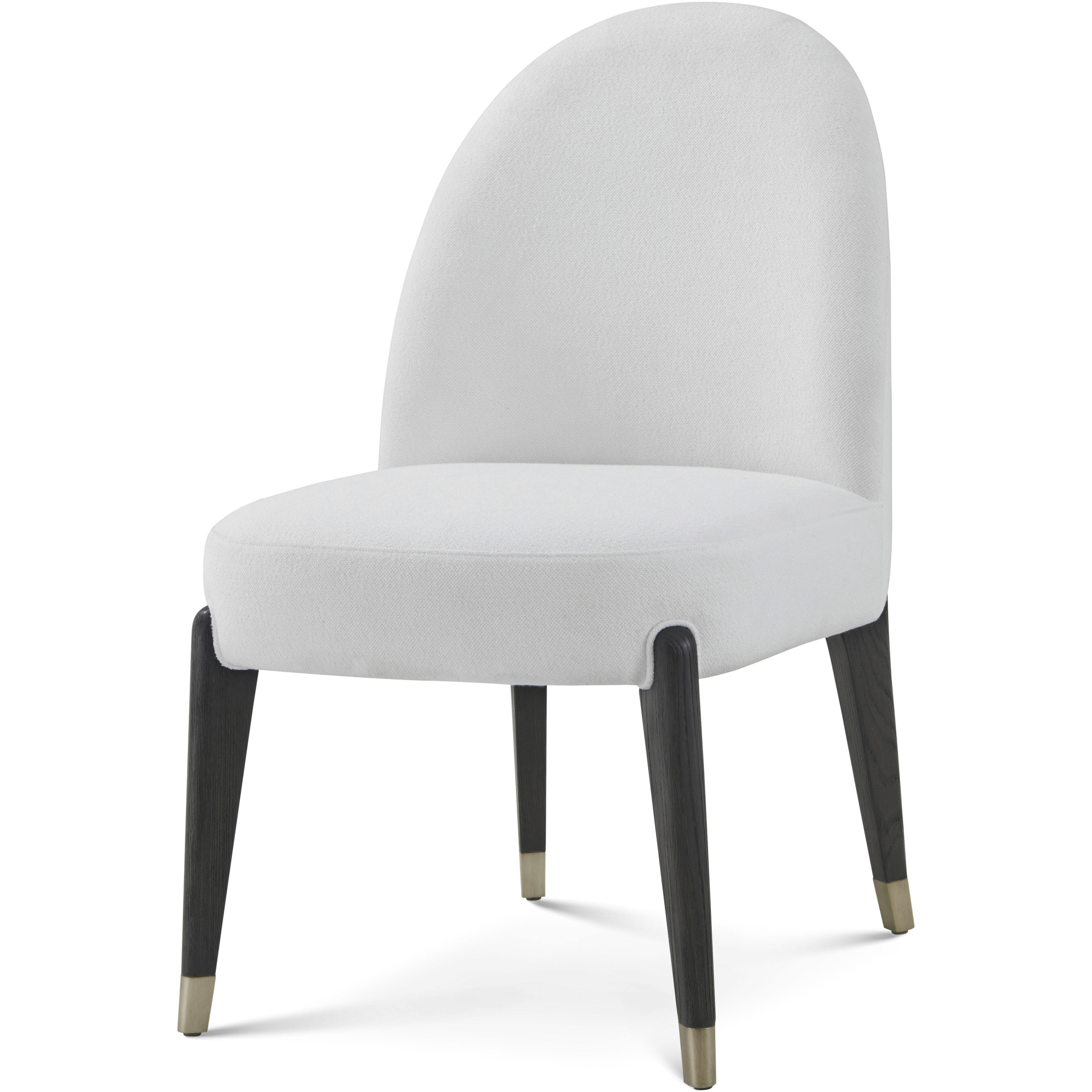 Luna Palmer Dining Side Chair, Wooden, Upholstered