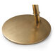 Kesden 21.75 X 14 inch Satin Brass Accent Table