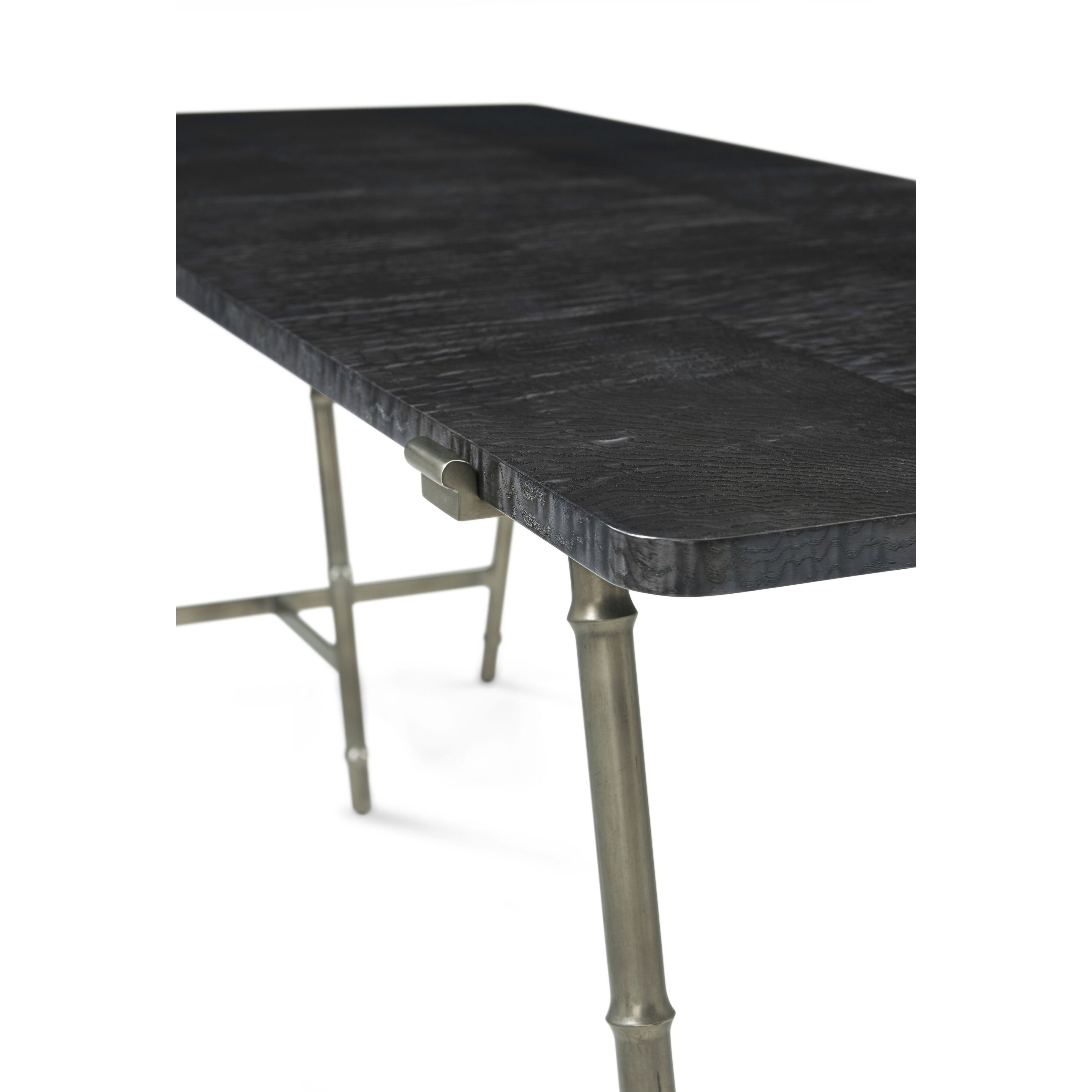 Kesden 72 X 20 inch Silent Black Writing Desk
