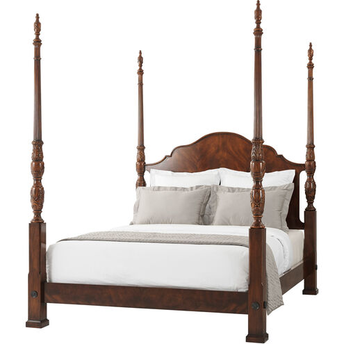 Theodore Alexander Mahogany Queen Bed, US Queen