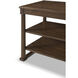 Surrey 30 X 24 inch Brownstone Side Table, Wooden