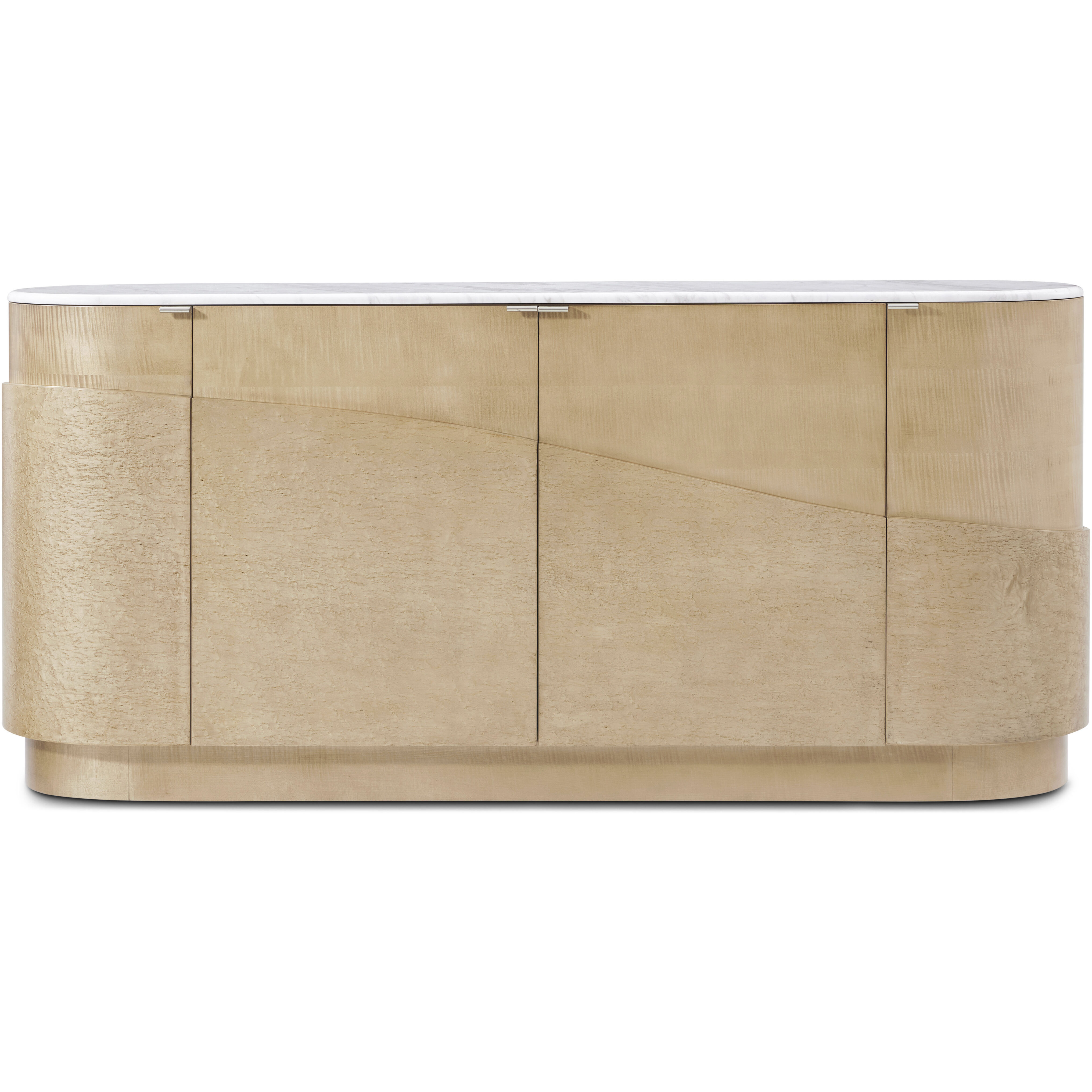 Origins 74.5 X 19 inch Sesame Buffet, Wooden with Marble Top