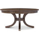 Surrey 78 X 78 inch Brownstone Dining Table, Wooden