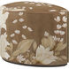 Bouquet 25 X 18 inch Toasted Cashew Side Table, Wooden