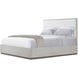 Spencer St. James Argento US King Bed, Wooden, Upholstered