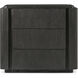 Repose 32 X 28 inch Charcoal Oak Nightstand, Wooden, 3-Drawer