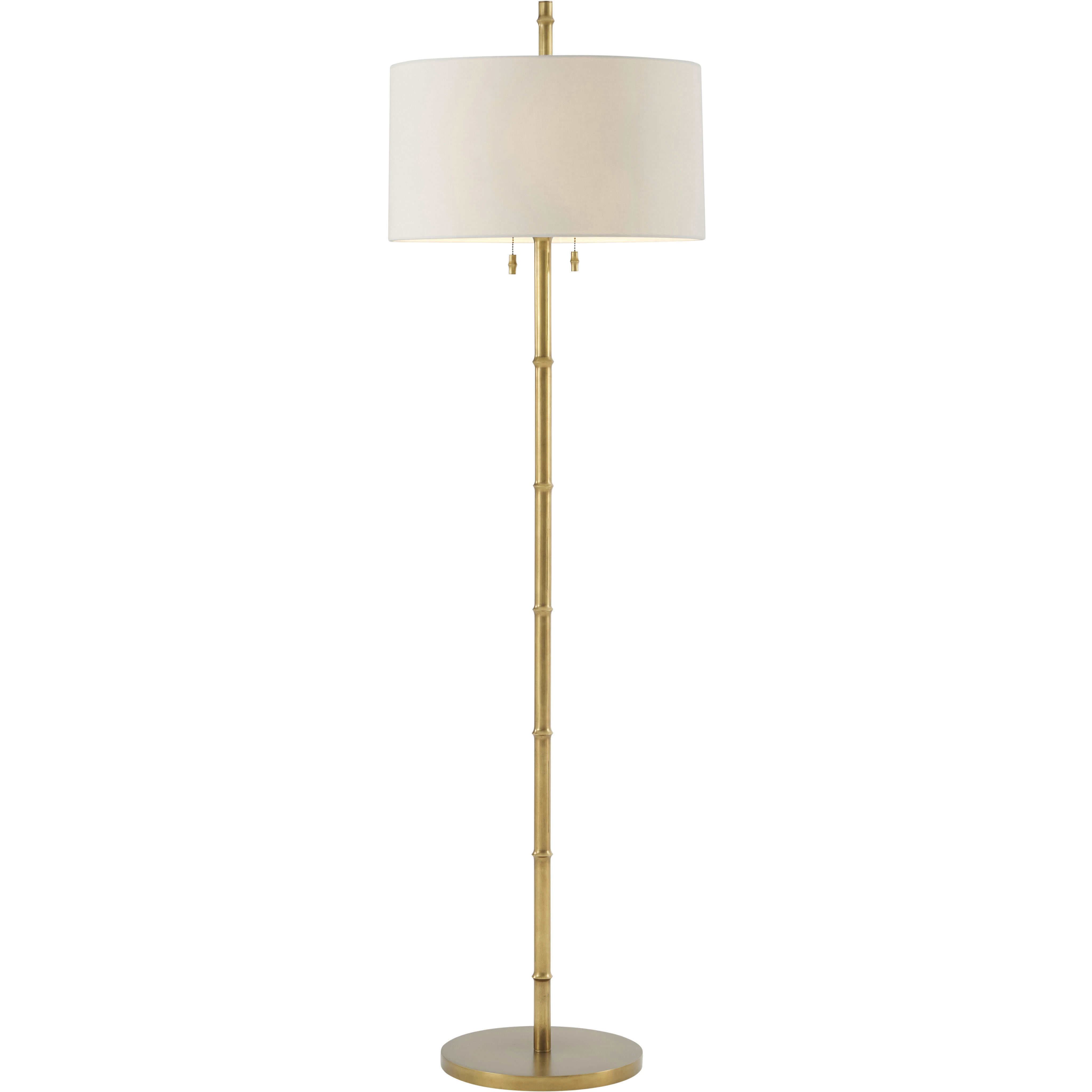 Kesden 72 inch Satin Brass Floor Lamp Portable Light, TA Illuminations