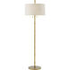 Kesden 72 inch Satin Brass Floor Lamp Portable Light, TA Illuminations