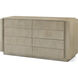 Repose Grey Oak Dresser, Wooden, 8-Drawer
