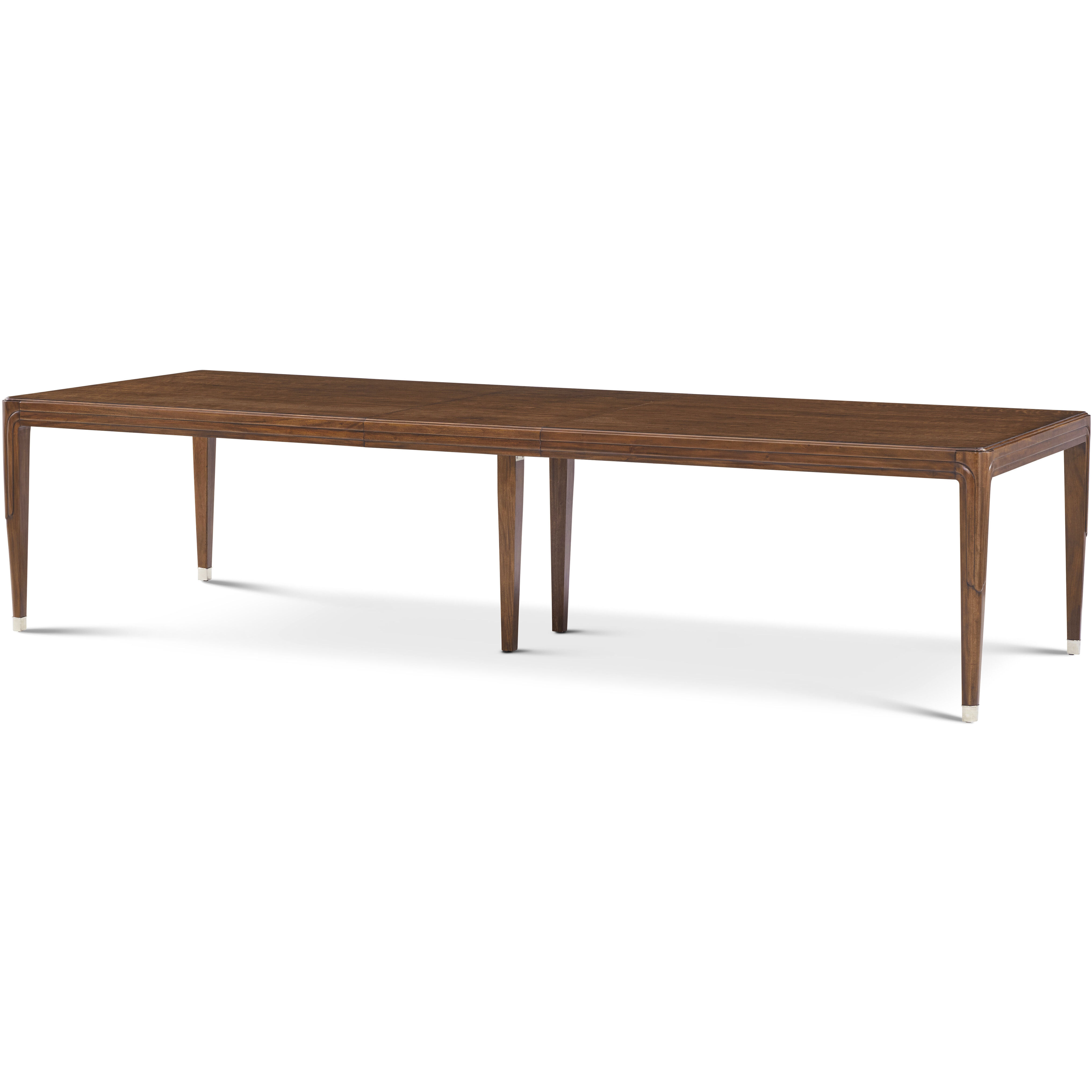 Dorchester 128 X 48 inch Mayfair / Antique White Brass Dining Table, Wooden