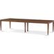 Dorchester 128 X 48 inch Mayfair / Antique White Brass Dining Table, Wooden