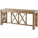 Echoes 80 X 25 inch Planked Rustic Oak Console Table