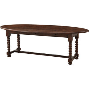 Emory 92 X 46 inch Rustic Oak Dining Table