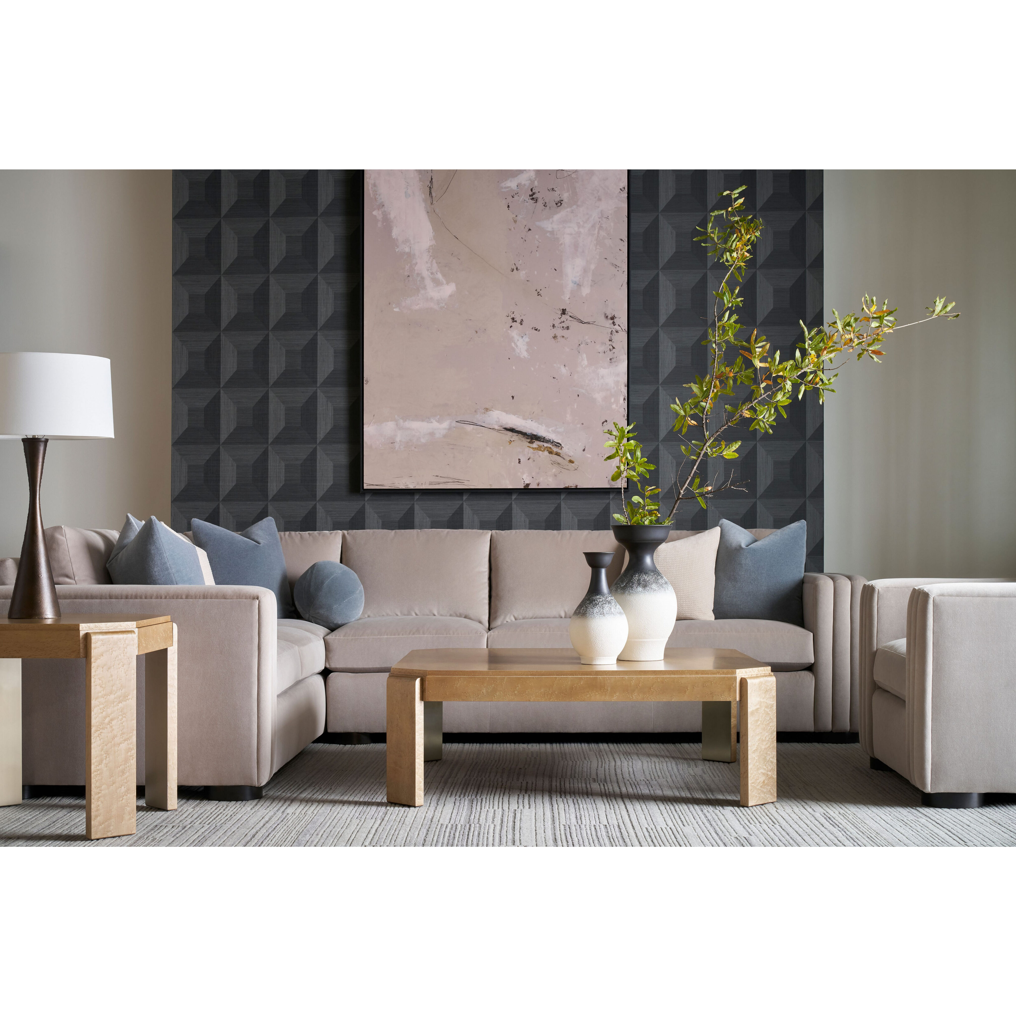 Origins 48 X 48 inch Sesame Cocktail Table, Wooden